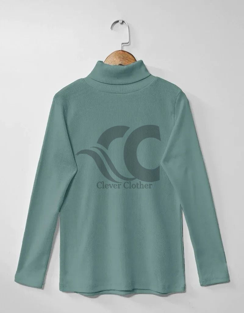 Plain Warm Fleece High neck CH-379