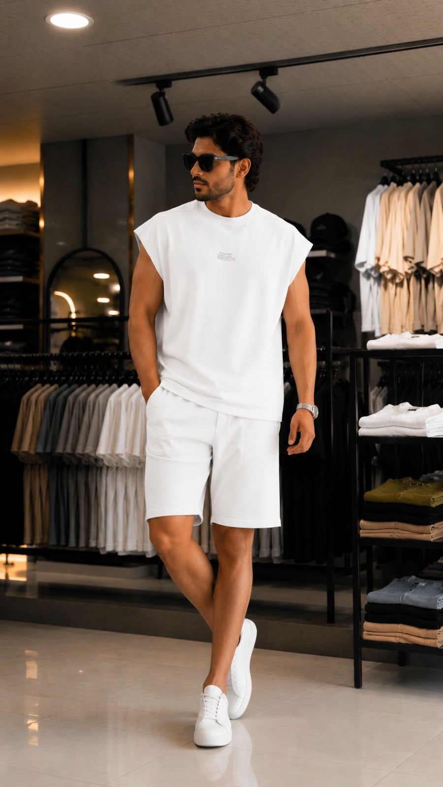LI -135 Cc Apex Sleeveless Co-Ord Set