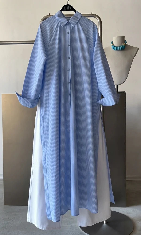 CH - 6127 - Skyline Striped Co-ord Set |Cleverclother