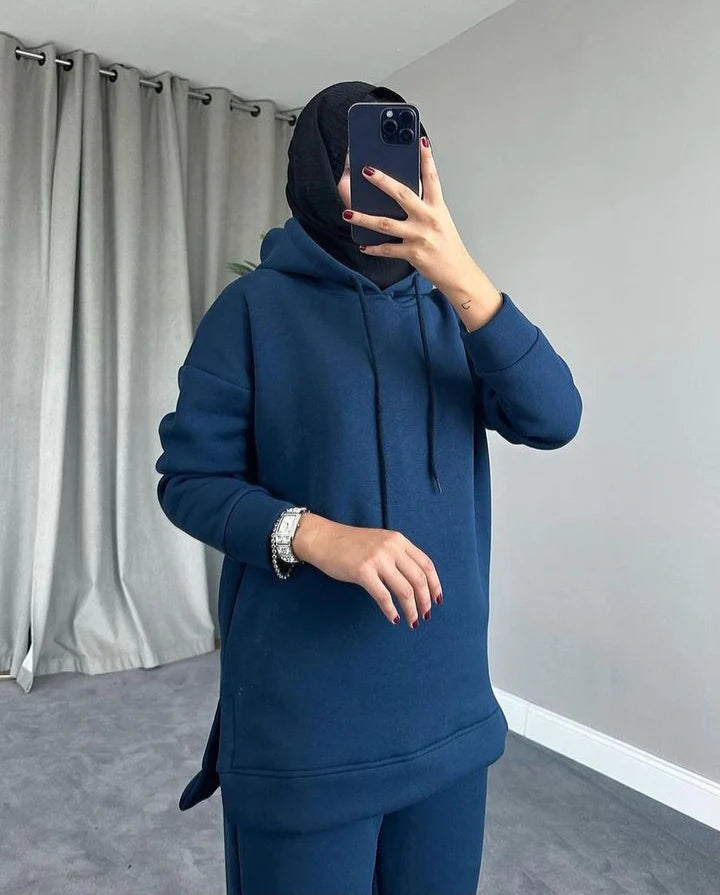 Cc Hooded Winter Fleece Tracksuit CH 400