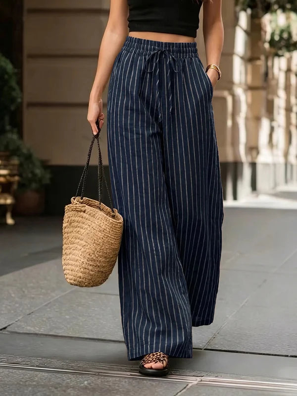 CH - 6137 - Everyday Elegance Trousers Pant |Cleverclother