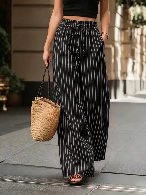 CH - 6137 - Everyday Elegance Trousers Pant |Cleverclother