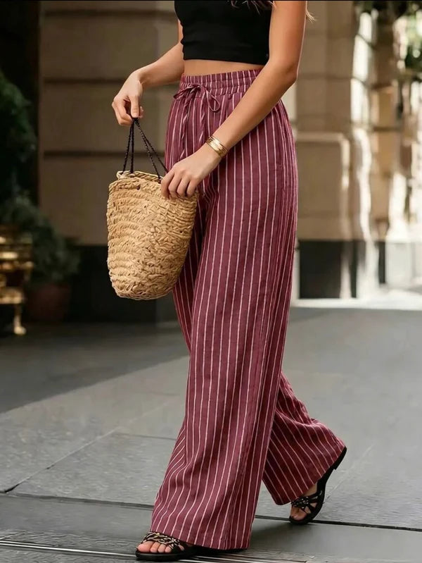 CH - 6137 - Everyday Elegance Trousers Pant |Cleverclother