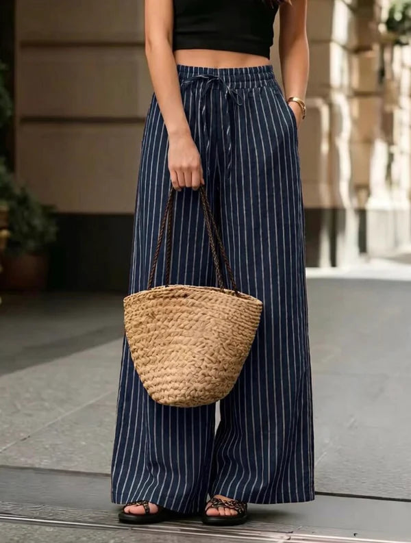 CH - 6137 - Everyday Elegance Trousers Pant |Cleverclother