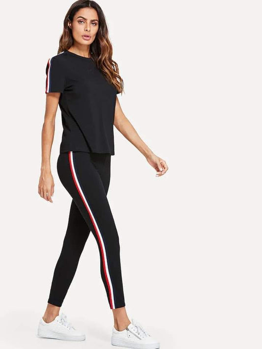CC Side Stripe Track Suit SW # 0052