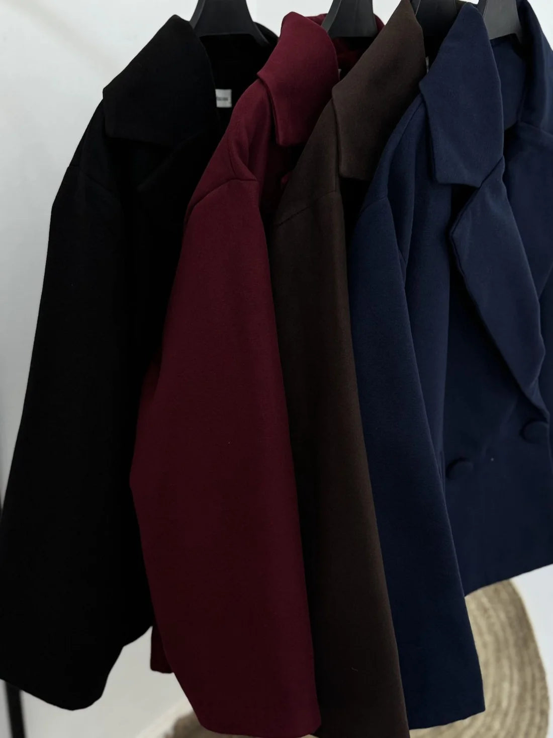 CH - 581 Heritage Double Button Fleece Coat - CleverClother