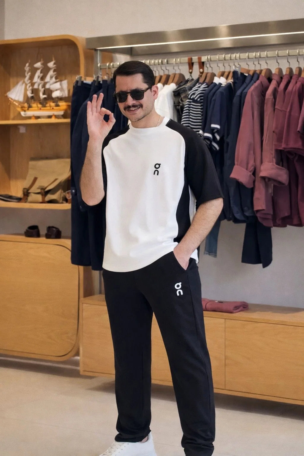 Cleverclother MENS ATHLETIC TRACKSUIT- SLIM FIT ACTIVEWEAR SET