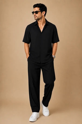 Cleverclother| Noir Luxe Signature Co-Ord Set