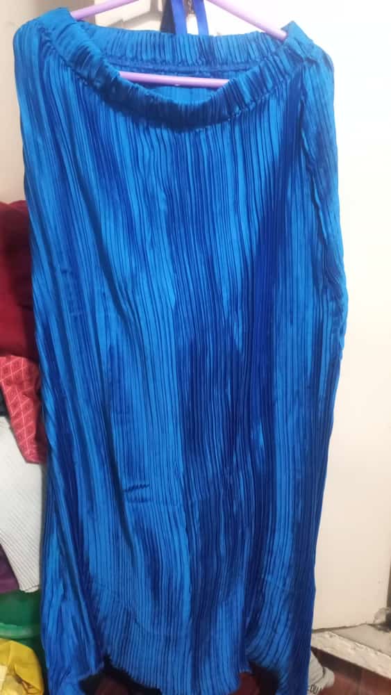 CH # 367 CC Serenade In Silk Luxe Pleated Skirt For Casual Couture