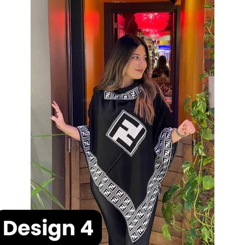 winter free fall fleece poncho