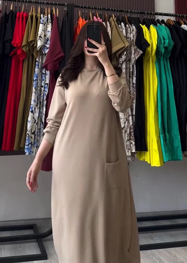 CH 592 - Longline Fleece Top For Winters -Cleverclother