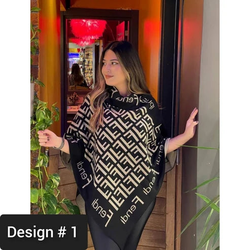 winter free fall fleece poncho