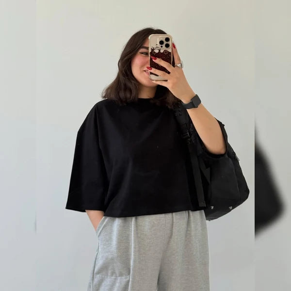 CH - 6095 - Everyday Boxy Tee |Cleverclother