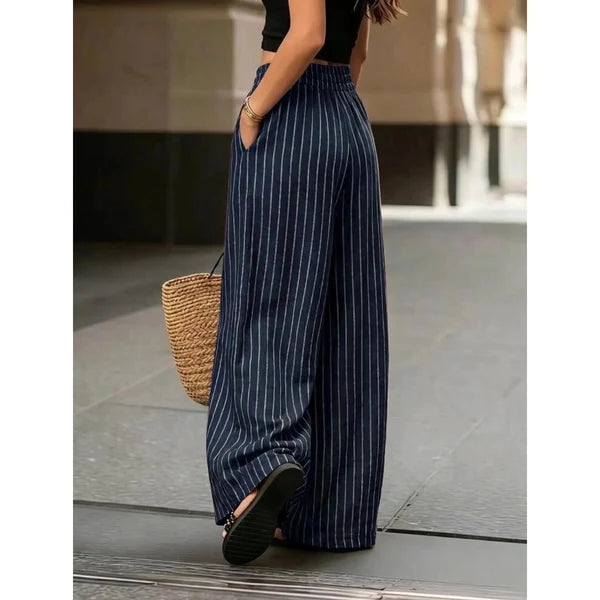 CH - 6137 - Everyday Elegance Trousers Pant |Cleverclother